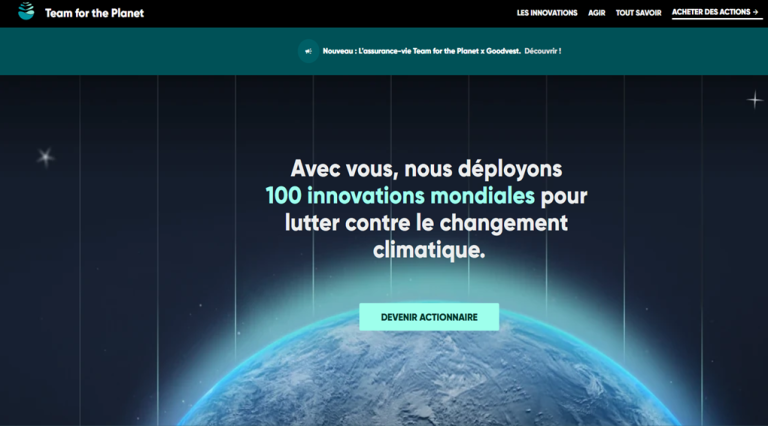Carbone &CoSystem devient actionnaire Team for the Planet